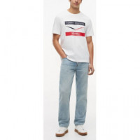 TOMMY HILFIGER - TH X CF1 CHEVRON TEE - YBR - F|MN0MN00101/YBR