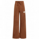 ADIDAS ORIGINALS - KNITTED PANTS - PRELOVED BROWN - KF2535/PRELOVED BROWN