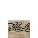 KARL LAGERFELD - k/signature braid md tote - 2ft - B2W30205/2ft