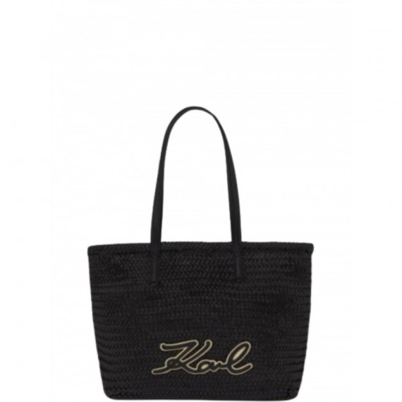 KARL LAGERFELD - k/signature braid md tote - 1av - B2W30205/1av