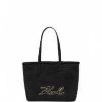 KARL LAGERFELD - k/signature braid md tote - 1av - B2W30205/1av