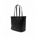 KARL LAGERFELD - k/signature braid md tote - 1av - B2W30205/1av