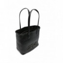 KARL LAGERFELD - k/signature braid md tote - 1av - B2W30205/1av
