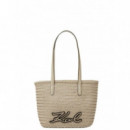 KARL LAGERFELD - k/signature braid sm tote - 2ft - B2W30206/2ft