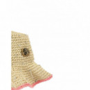 KURT GEIGER - chelsea raffia bucket hat - 41 - 5631440449/41