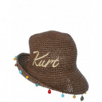 KURT GEIGER - kurt raffia bucket hat - 37 - 5631230449/37