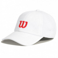 Gorra Wilson Active Perforated Blanca