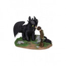 Figura Desdentao con Hippo Como Entrenar a tu Dragon