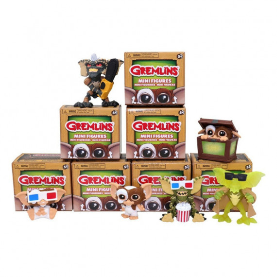 Caja sorpresa minifiguras Gremlins