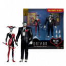 Figuras Harley Quinn y el Jocker Batman la serie animada DC