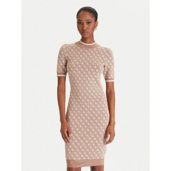 Vestido Guess Estampado Marron