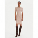 Vestido Guess Estampado Marron