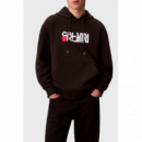 Sudadera Calvin Klein Graphic Blanca