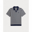 KNIT-POLO BLUE