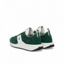 TRAIN 89 RIB-SNEAKERS-LOW TOP LACE GREEN