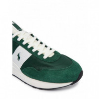 Train 89 Rib-sneakers-low Top Lace Green  RALPH LAUREN