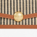 Flap Shoulder Bag Natural Noir Tan  LACOSTE