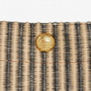 S Bucket Bag Natural Noir Tan  LACOSTE