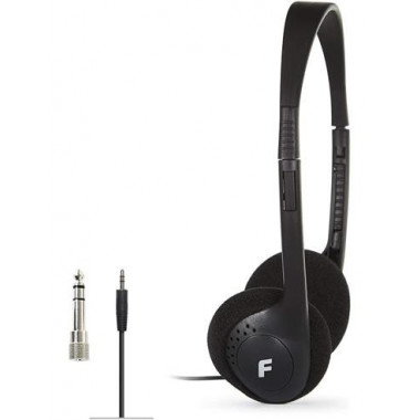 FONESTAR Auricular De Casco Estereo Con Cable FA-592 Negro