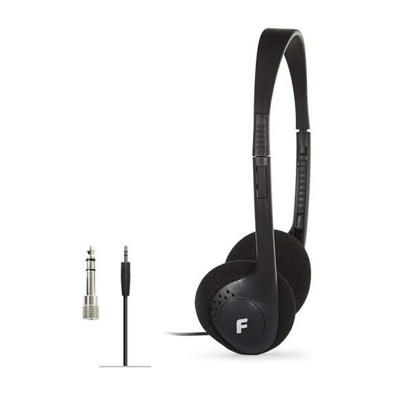 FONESTAR Auricular De Casco Estereo Con Cable FA-592 Negro