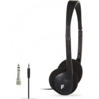 FONESTAR Auricular De Casco Estereo Con Cable FA-592 Negro