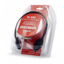 FONESTAR Auricular De Casco Estereo Con Cable FA-592 Negro