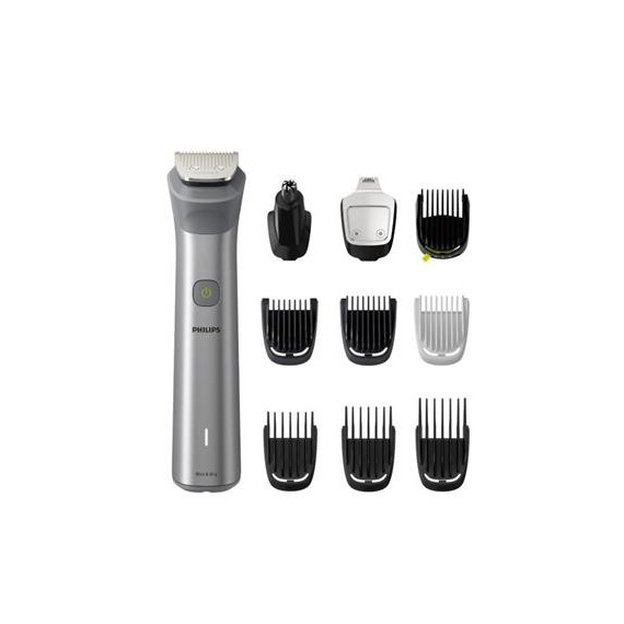 PHILIPS Kit 10 En 1 Afeitadora de Barba Cuerpo Y Cortapelo Series 5 MG5920/15 Recargable Lavable