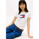 TJW SLIM WAVY FLAG TEE EXT ECRU