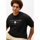 BT-BRAND LOVE MONO STACK TEE-B BLACK