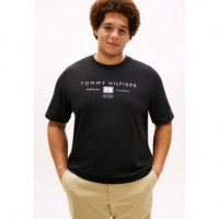 BT-BRAND LOVE MONO STACK TEE-B BLACK