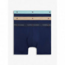 3P Boxer Brief Wb Ptch Blu/arc Aqu/des  TOMMY HILFIGER