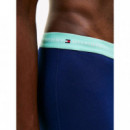 3P Boxer Brief Wb Ptch Blu/arc Aqu/des  TOMMY HILFIGER