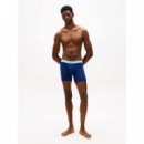 3P Boxer Brief Wb Ptch Blu/arc Aqu/des  TOMMY HILFIGER