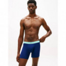 3P Boxer Brief Wb Ptch Blu/arc Aqu/des  TOMMY HILFIGER