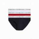 3P BRIEF TH WHT/ MED RED/ DSRT SKY