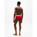 3P BRIEF TH WHT/ MED RED/ DSRT SKY