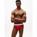 3P BRIEF TH WHT/ MED RED/ DSRT SKY