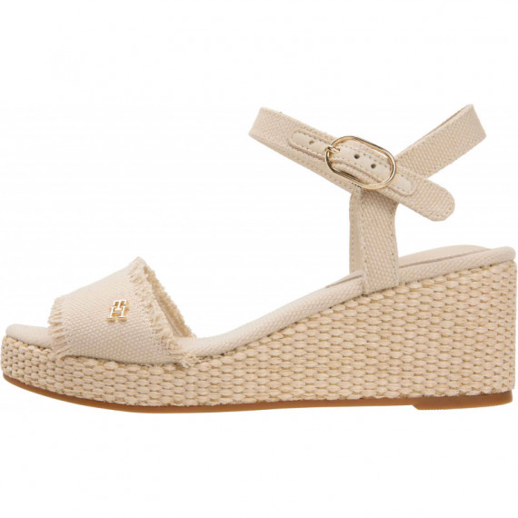 MID WOVEN WEDGE ESPAD FRINGE CLASSIC BEI