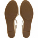 MID WOVEN WEDGE ESPAD FRINGE CLASSIC BEI