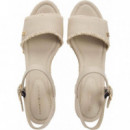 MID WOVEN WEDGE ESPAD FRINGE CLASSIC BEI