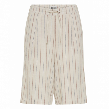 Bermudas Shorts ICHI Linno Brown Stripe