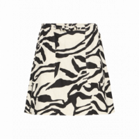Faldas Falda ICHI Linno Graphic Animal White
