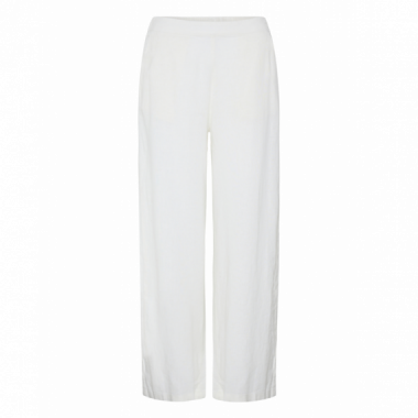 Pantalones ICHI Linno Cloud Dancer White