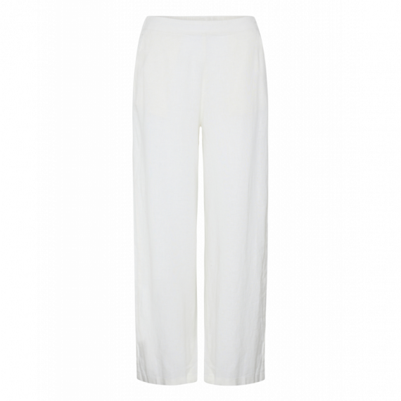 Pantalones ICHI Linno Cloud Dancer White