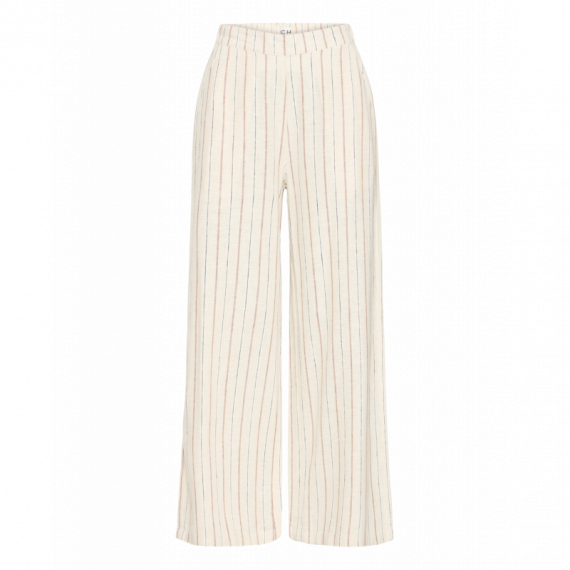 Pantalones ICHI Linno Brown Stripe