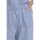 Pantalones mujer Pantalones ICHI Jilma Sodalite Blue / White Check