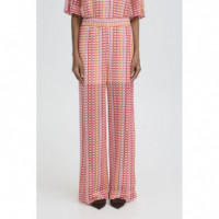 B-Young Pantalones mujer Pantalones B.YOUNG Prisca Raspberry