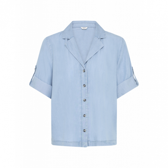 B-Young Blusas y Camisas Camisa B.YOUNG Kosmo Turn Up Light Blue Denim