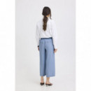 B-Young Pantalones mujer Pantalones B.YOUNG Kosmo Light Blue Denim