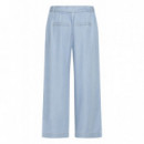 B-Young Pantalones mujer Pantalones B.YOUNG Kosmo Light Blue Denim